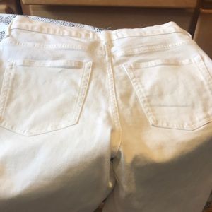 Ever lane white denim jeans